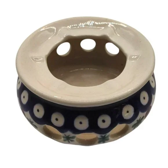 Polish Pottery Boleslawiec Mosquito #P4859A Handmade 3.5" Ceramic Mini Heater - Picture 1 of 11